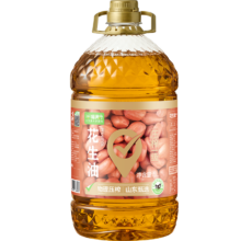喵满分浓香型物理压榨一级花生油5L