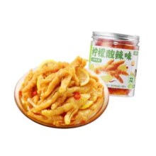 王小卤 去骨凤爪 无骨鸡爪 柠檬酸辣味 罐装 500g*1罐