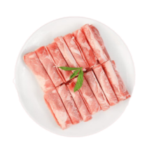 鲜京采 内蒙古原切羔羊肉卷 2斤 火锅食材 京东自有品牌