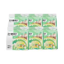 名创优品 白月光纯木薯猫砂2.4kg*6包