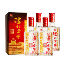 淘金币可用、88VIP：泸州老窖 六年窖头曲 52度 浓香型白酒 500ml*4瓶