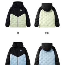 百亿补贴 匹克童装 儿童轻薄羽绒服 2025新款 女童连帽外套 冬季保暖 男童外出服