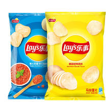 Lay's 薯片（经典原味+红烩味）75g×2包