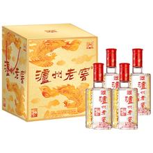 泸州老窖 六年窖头曲 52度 浓香型白酒 500ml*4瓶 凤鸣祥瑞礼盒