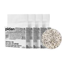 PLUS会员: pidan混合猫砂 豆腐膨润土木薯60﹪:30﹪:10﹪混合2.4kg*4包自营猫砂