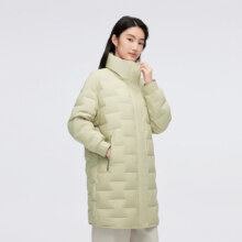 波司登 鹅绒 春季女中款经典商务保暖羽绒服 轻薄款