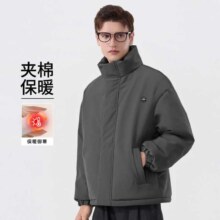ESPRIT 冬季厚款棉服 立领长袖保暖外套