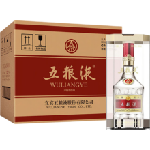 PLUS会员：五粮液 普五八代 52° 浓香型 500ml 6瓶