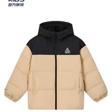 京东PLUS：鸿星尔克 儿童羽绒服三防冬季鸭绒运动保暖外套连帽