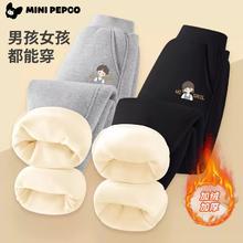 小猪班纳 卫裤加绒 加厚保暖 冬季 中小童装