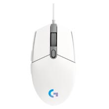 罗技 G102二代 有线鼠标 无配件 白色