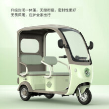 爱玛 乐淘Pro 电动三轮代步车 带蓬家用接送孩子 门店自提选色