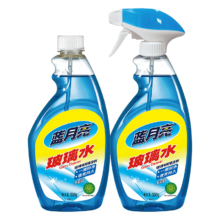 蓝月亮 玻璃清洁剂 1瓶+1瓶补 擦窗户镜子浴室汽车玻璃水