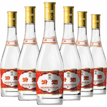 FENJIU/汾酒 黄盖玻汾 53?清香型 475ml 6瓶