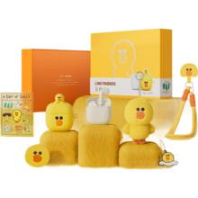 花再 Zero Air 半入耳式真无线动圈蓝牙耳机 LINE FRIENDS联名礼盒 布朗熊