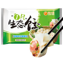 京东PLUS：吴大嫂 1只生态饺 海参虾仁韭黄馅 800g
