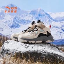安踏 25秋冬新品　儿童魔术贴保暖高帮雪地靴 多色可选