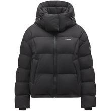 坦博尔 25冬季羽绒服女短款可脱卸帽保暖面包外套