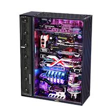 ROKR 平行世界·未来城 diy积木拼装模型玩具男 含阶梯