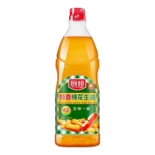 厨邦 特香纯花生油 900ml 烹饪炒菜 临期清仓