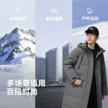 天降礼金、再降价：雪中飞 2025冬新款 男女情侣长款羽绒服 加厚防寒过膝保暖 复古户外