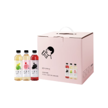喜茶 轻果茶年货礼盒 450ml*12瓶 低糖低卡0脂果味茶饮料整箱