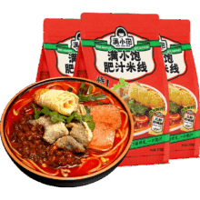 满小饱 肥汁米线 310g*3包 九级激辣酸辣汤方便面米粉 懒人速食