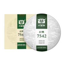 PLUS：大益 7542 普洱茶生茶 经典唛号 2022年标杆茶 150g