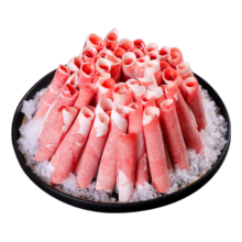 鲜京采 宁夏滩羊肉卷 原切净重250g*4盒 清真源头直发 羊肉片涮火锅