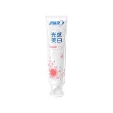 冷酸灵 光感美白抗敏感牙膏鲜萃白桃清新口气140g+30g