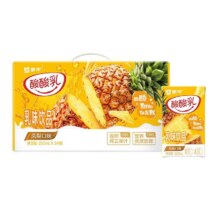 蒙牛 酸酸乳凤梨味乳味饮品 250ml*24盒*1箱