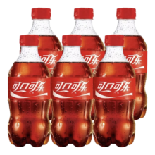 可口可乐 碳酸饮料 可乐原味300ML*6瓶