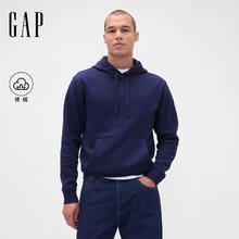 GAP 男刺绣抓绒连帽衫卫衣 795625