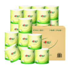 再降价：心相印 茶语丝享 有芯卷纸 4层 200g 27卷