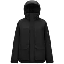 森马 地理系列羽绒服男 防雨防风三防外套 冬中长款 101724113209