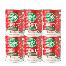 屯河 新疆内蒙番茄罐头 番茄丁410g*6罐 0添加剂 25年8月新货