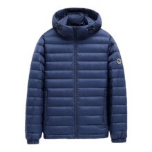 7日10点、88VIP：SNOW FIYING 雪中飞 短款连帽 轻薄排骨羽绒服