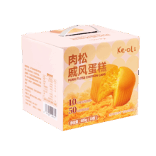 KE·OLA 肉松戚风蛋糕 600g 休闲零食早餐下午茶