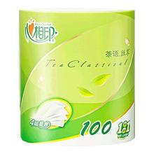 心相印 茶语丝享系列 卷纸 4层100g*2卷
