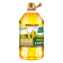 香满园 天天谷香 植物甾醇 非转基因 玉米胚芽油 6.18L