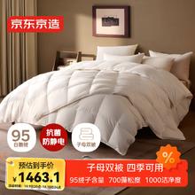 京东京造 杜唯朵 95%白鹅绒被 冬季羽绒被 2*2.3m