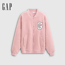 GAP 盖璞 新款大G字母仿羊羔绒夹克开衫卫衣 男女款