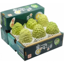 三萌果蔬 凤梨释迦果 A+级 3斤净重2.5斤 单果100g+ 礼品盒装
