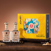 五粮液 一尊天下 52度 浓香型白酒 500mL 2瓶 盛世佳品礼盒