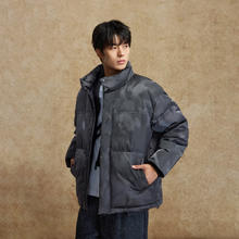 杰克琼斯 冬季立领极寒加厚羽绒服 229g充绒 E40黑色