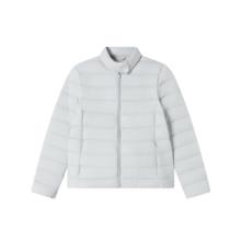 再降价:京东京造 羽绒服女轻薄百搭25冬新款短款外套 立领 柔雾灰 L