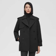 再降价：波司登 女式中长款鹅绒保暖风衣羽绒服 商务时尚大方新潮