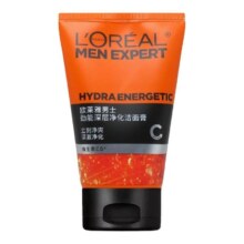 欧莱雅男士劲能深层净化洁面膏 100ml
