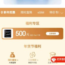 京东 ipad领500惊喜券 叠加国补补贴1000元起