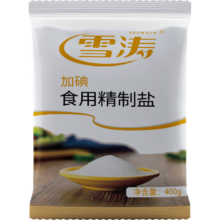 雪涛 精制盐400g*2